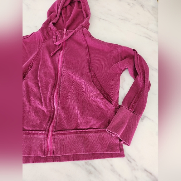 Free People Movement Only One‎ Cotton Hoodie Zip-Up Jacket - Picture 4 of 6